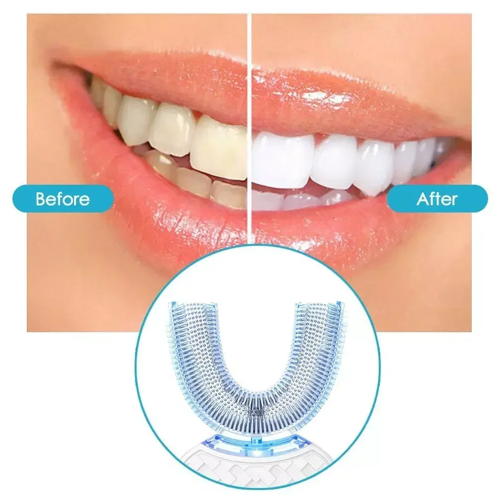 Teeth Saver Ultrasonic Electric Toothbrush for 360° Whitening and Deep Cleaning