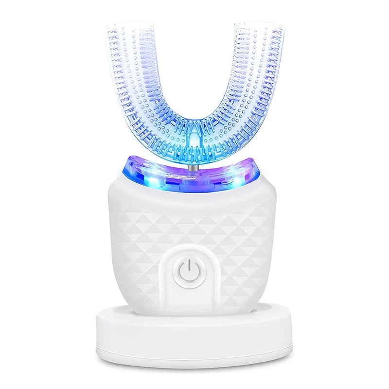 Ultrasonic Vibration U-shaped Waterproof Electric Toothbrush