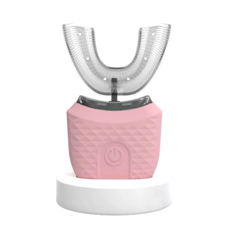 Ultrasonic Vibration U-shaped Waterproof Electric Toothbrush